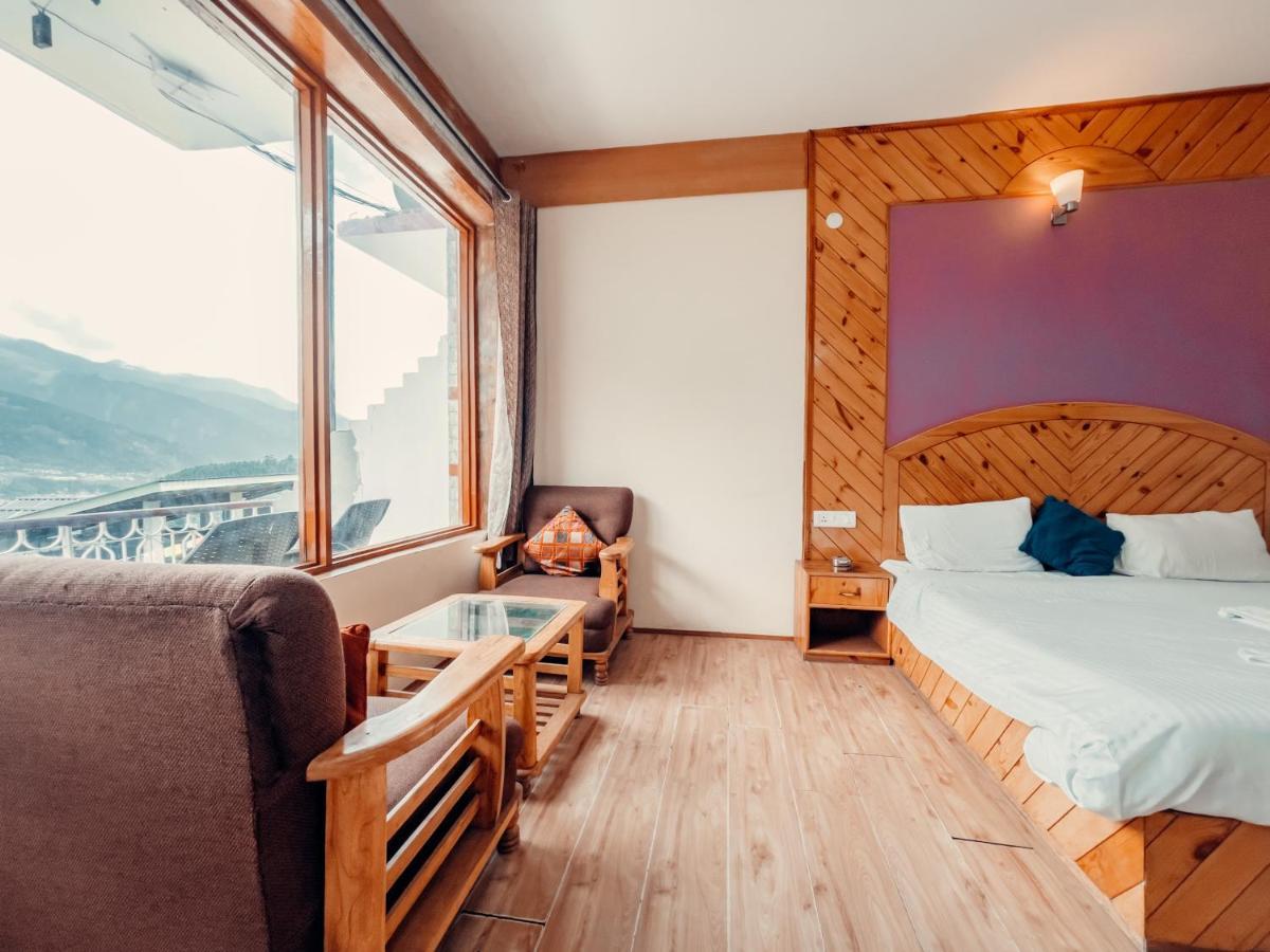 Cafe Monkbase- Food And Stay Manāli Exteriér fotografie